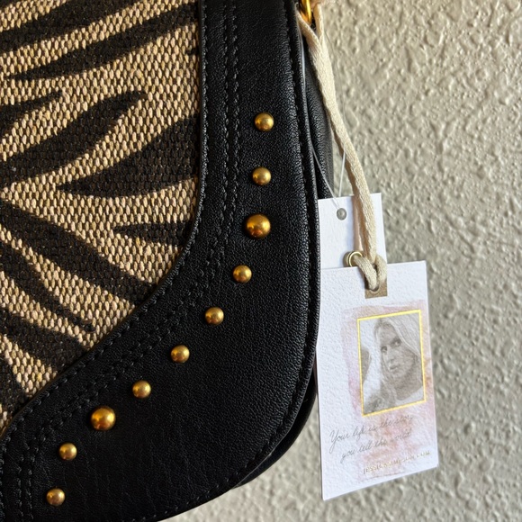 Jessica Simpson Black and Brown Zebra Crossbody - Picture 3 of 13